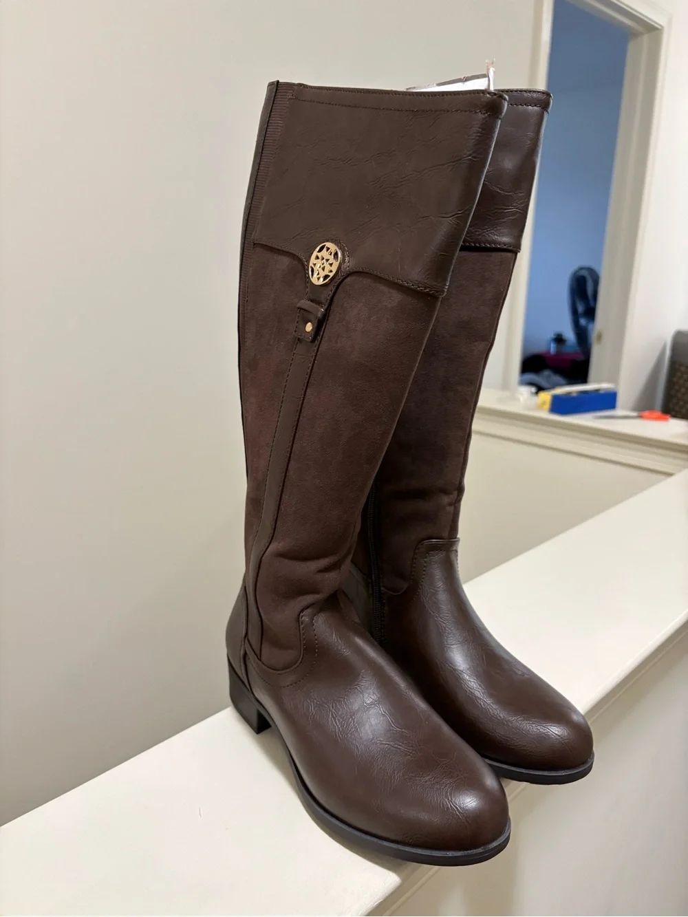 Classic Tall Brown Women's Riding Boots